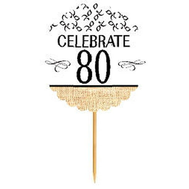 TABLE CENTREPIECE DECORATION AGE 80-80th BIRTHDAY FOIL BALLOON DISPLAY TABLE CENTREPIECE DECORATION AGE 80-80th BIRTHDAY FOIL BALLOON DISPLAY
